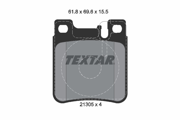 Set placute frana,frana disc 2130581 TEXTAR
