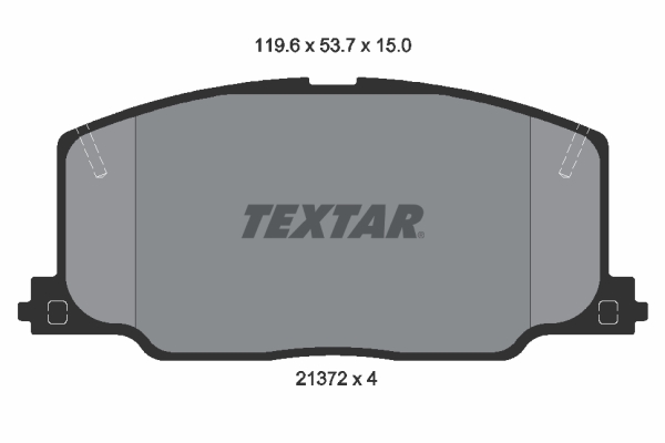 set placute frana,frana disc 2137201 TEXTAR