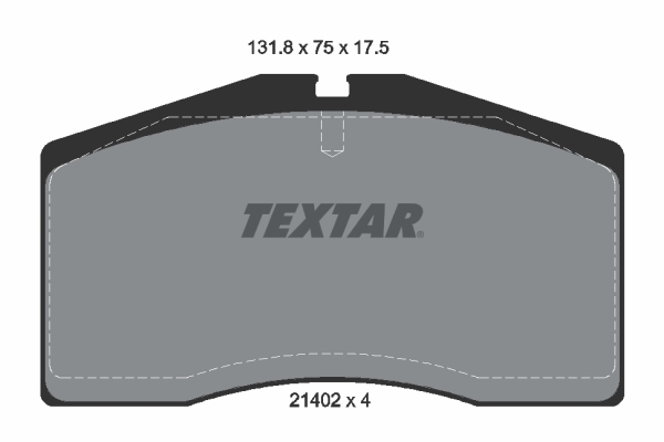 set placute frana,frana disc 2140201 TEXTAR