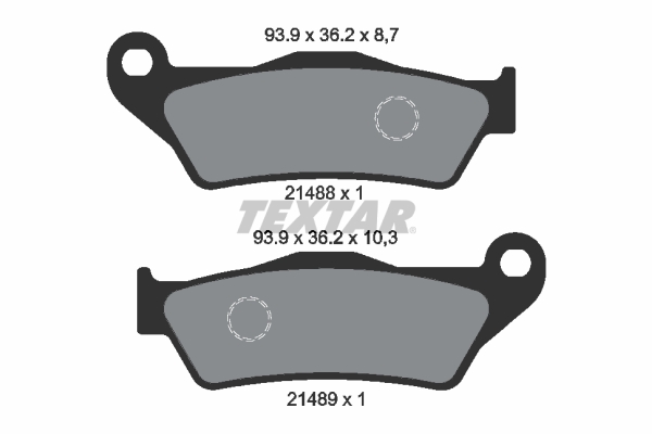 Set placute frana,frana disc 2148801 TEXTAR