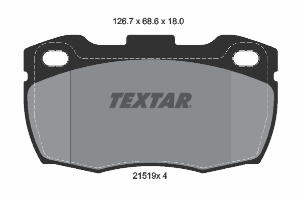 Set placute frana,frana disc 2151901 TEXTAR