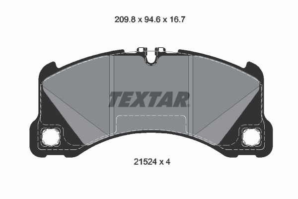 Set placute frana,frana disc 2152401 TEXTAR