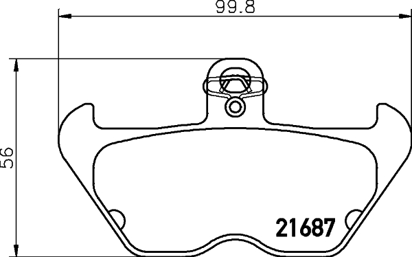 Set placute frana,frana disc 2168701 TEXTAR