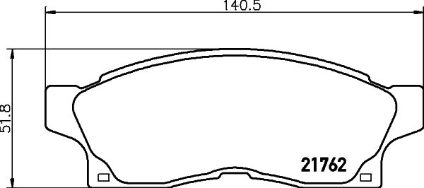 set placute frana,frana disc 2176201 TEXTAR