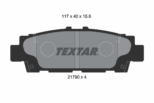 set placute frana,frana disc 2179001 TEXTAR