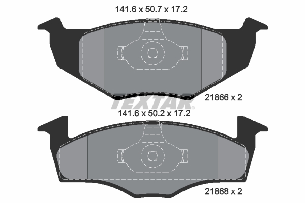 Set placute frana,frana disc 2186602 TEXTAR