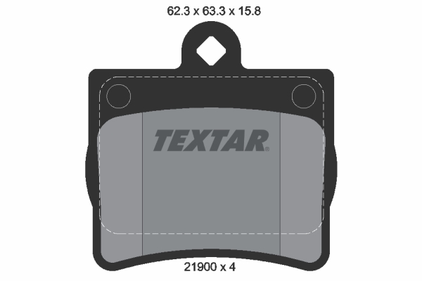 Set placute frana,frana disc 2190003 TEXTAR