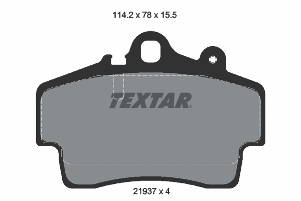 Set placute frana,frana disc 2193702 TEXTAR