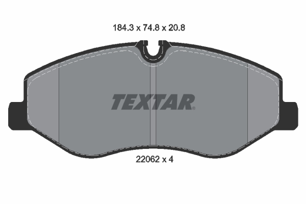 Set placute frana,frana disc 2206201 TEXTAR