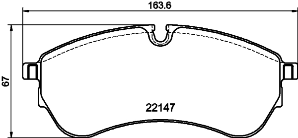 Set placute frana,frana disc 2214703 TEXTAR