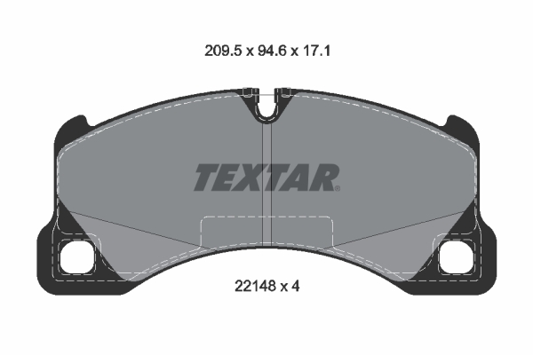 Set placute frana,frana disc 2214801 TEXTAR