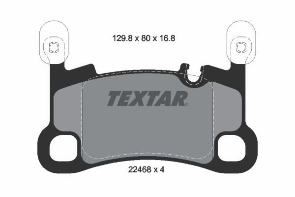 Set placute frana,frana disc 2246801 TEXTAR