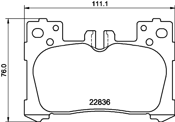 Set placute frana,frana disc 2283601 TEXTAR