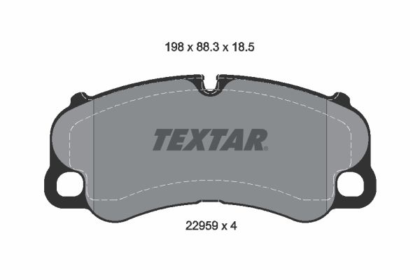 Set placute frana,frana disc 2295901 TEXTAR