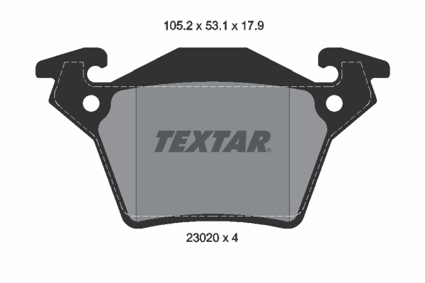 Set placute frana,frana disc 2302001 TEXTAR