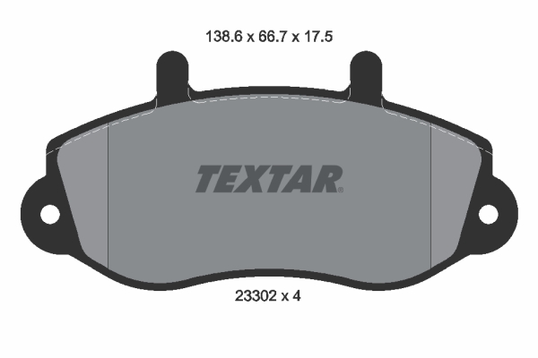 Set placute frana,frana disc 2330201 TEXTAR