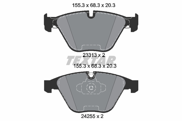 Set placute frana,frana disc 2331301 TEXTAR