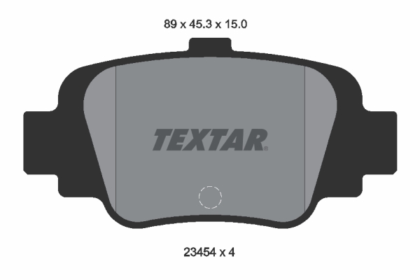 set placute frana,frana disc 2345401 TEXTAR