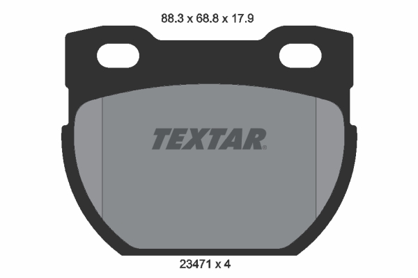 Set placute frana,frana disc 2347103 TEXTAR