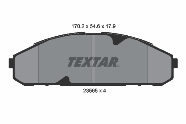 set placute frana,frana disc 2356501 TEXTAR