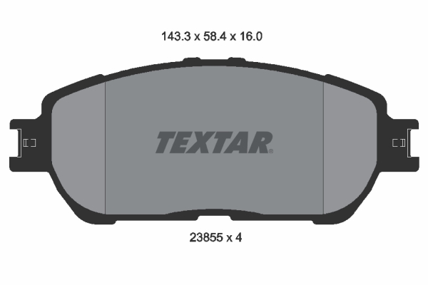 Set placute frana,frana disc 2385501 TEXTAR