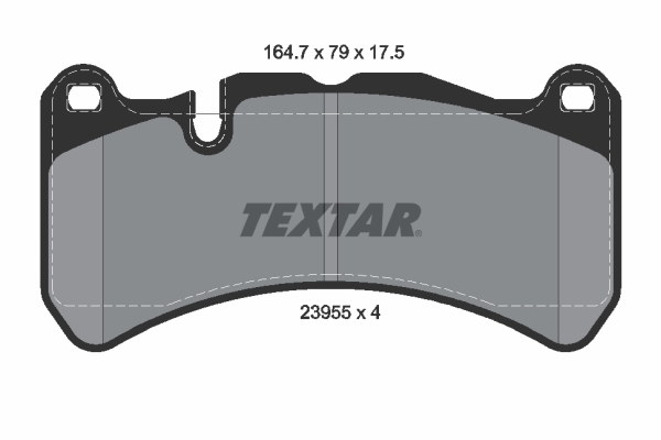 set placute frana,frana disc 2395501 TEXTAR