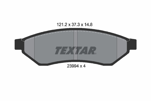 Set placute frana,frana disc 2399401 TEXTAR