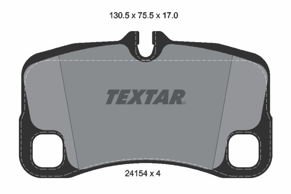 set placute frana,frana disc 2415401 TEXTAR