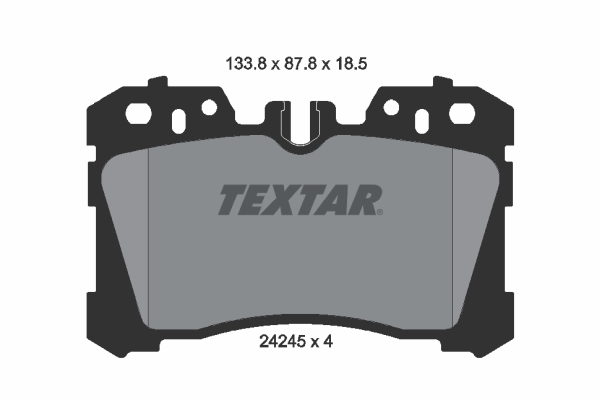 Set placute frana,frana disc 2424501 TEXTAR