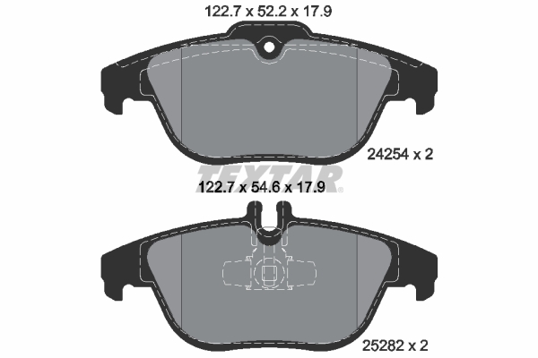 Set placute frana,frana disc 2425401 TEXTAR