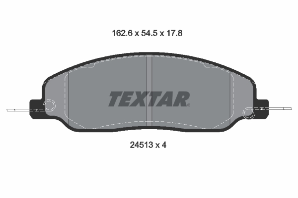 Set placute frana,frana disc 2451301 TEXTAR