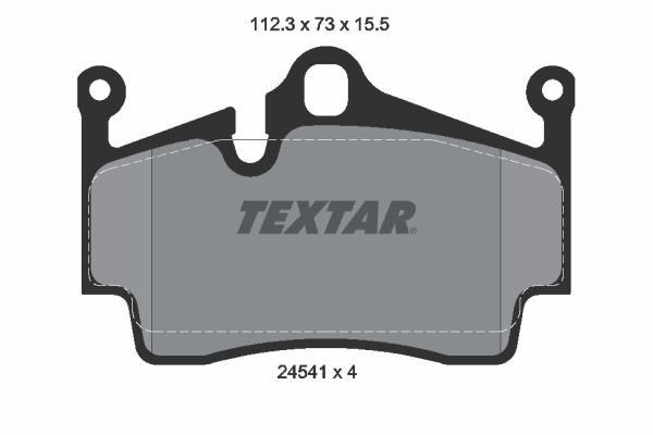 Set placute frana,frana disc 2454101 TEXTAR