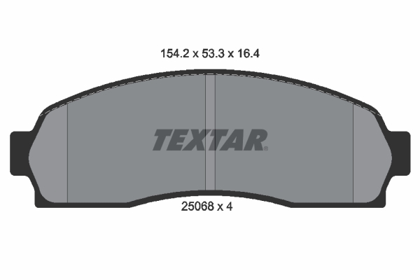 Set placute frana,frana disc 2506801 TEXTAR