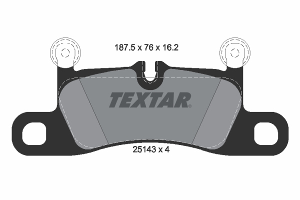 Set placute frana,frana disc 2514301 TEXTAR