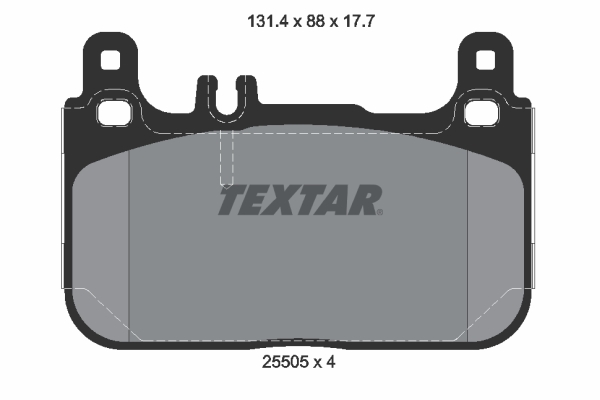 Set placute frana,frana disc 2550501 TEXTAR