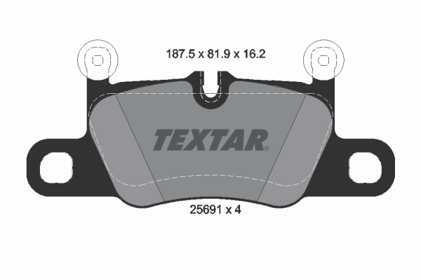 Set placute frana,frana disc 2569101 TEXTAR