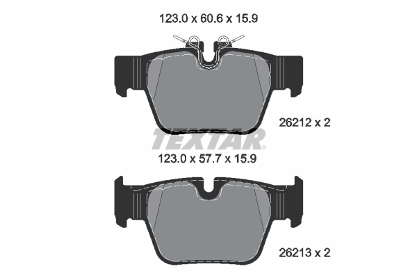 Set placute frana,frana disc 2621201 TEXTAR