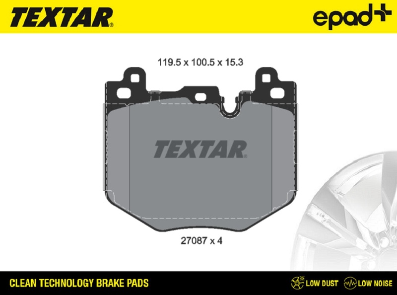 Set placute frana,frana disc 2708701CP TEXTAR