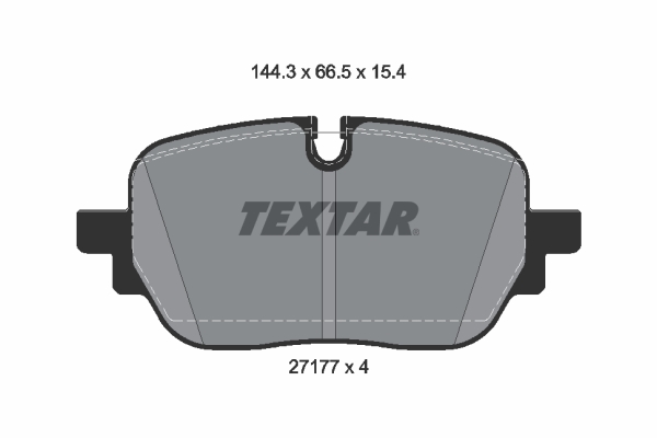 Set placute frana,frana disc 2717701 TEXTAR