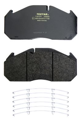 Set placute frana,frana disc 2908302 TEXTAR
