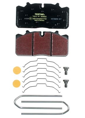 set placute frana,frana disc 2928502 TEXTAR