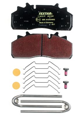 Set placute frana,frana disc 2931301 TEXTAR