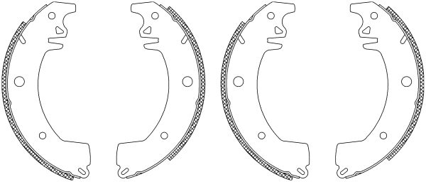 Set saboti frana 83029701 TEXTAR