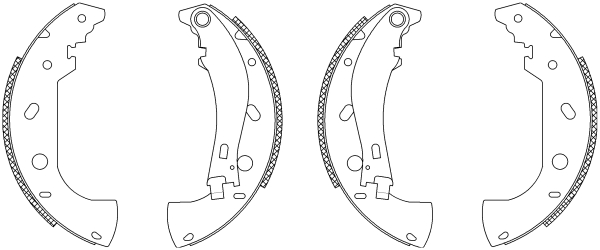 Set saboti frana 83053101 TEXTAR