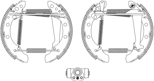 Set saboti frana 84018300 TEXTAR