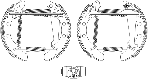 Set saboti frana 84018301 TEXTAR