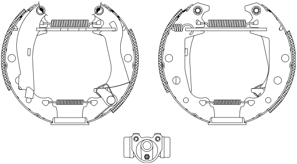 Set saboti frana 84024101 TEXTAR