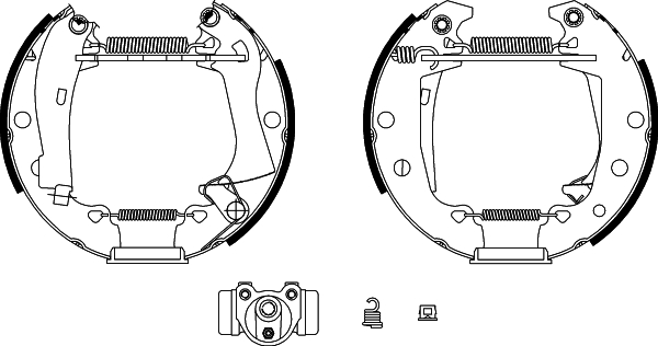Set saboti frana 84029200 TEXTAR