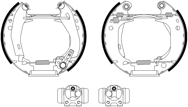 Set saboti frana 84030301 TEXTAR