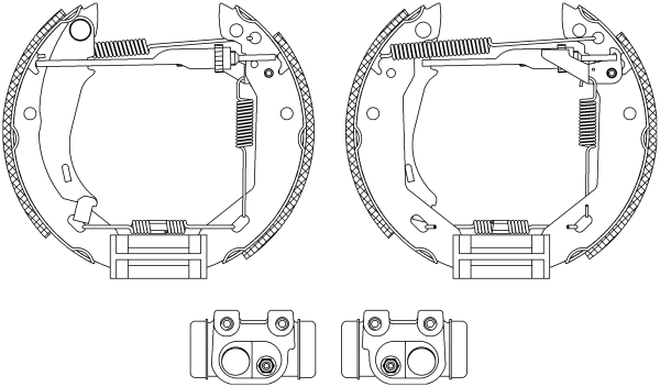 Set saboti frana 84031201 TEXTAR